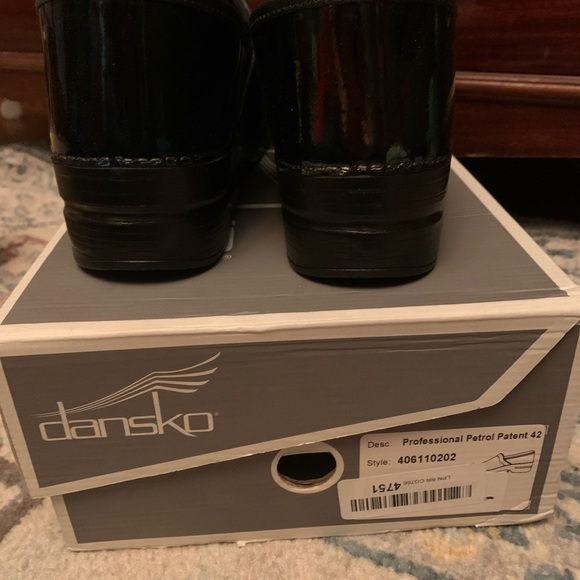 COPY - NEW NEW NEW!!! Women’s Dansko Professional Clog Petrol Patent Leather!!! - Picture 4 of 5